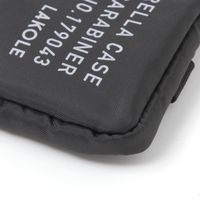 カラビナ付き折り畳み傘ケース ブラック LAKOLE/ラコレ