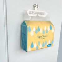 ペーパータオル 小判 バガス パルプ 300枚 吊下げられるペーパータオル フック付 1個 今村紙工