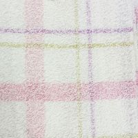 林 大判バスタオル　リラックスチェック　ピンク（桃）　 1セット（5枚）