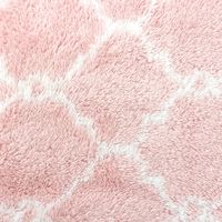 林 バスタオル　マイクロファイバー　モロッカン　ピンク（桃） 1セット（5枚）