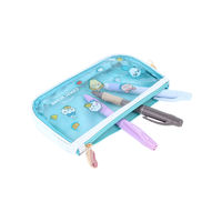 サンスター文具 ペンケースクリアフラット ちいかわ フルーツポンチ S1429213 1個