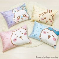 MORIPiLO 枕カバー ちいかわ グッズ  洗える ピローケース  ファスナー式 可愛い キャラクター ピンク 43x63cm