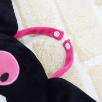 MORIPiLO サンリオキャラクターズ クロミ 壁掛けティッシュケース 約20×43cm グッズ 可愛い やわらか 吊り下げ ギフト プレゼント