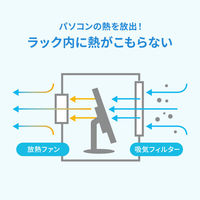 サンワサプライ 簡易防塵ラック(W700×D550) MR-FAK70 1個（直送品）