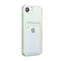 PGA iPhone 16e用 クリアポケットケース オーロラ PG-25KCTP02AR 1個（直送品）