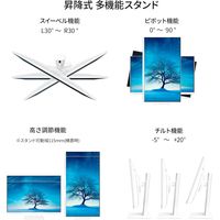 JAPANNEXT 23.8インチ液晶モニター Type-C給電 JN-IPS2381FHDR-C65W-HSP-W 1台