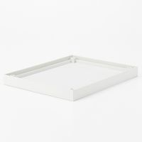 無印良品 再生ポリプロピレン入りファイルボックススタンダード用キャスターもつけられるフタ 幅２５ｃｍ用 ホワイトグレー 良品計画