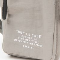 ポケット付きボトルケース グレー LAKOLE/ラコレ