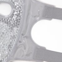 （RELAX）ひんやりフェイスマスク グレー LAKOLE/ラコレ