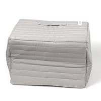 キルティング収納BOX(M) グレー LAKOLE/ラコレ