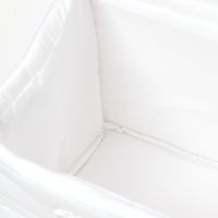 キルティング収納BOX(S) ホワイト LAKOLE/ラコレ