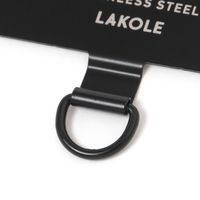 ステンレスストラップホルダー ブラック LAKOLE/ラコレ