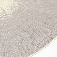 ペーパーランチョンマットサークル グレー LAKOLE/ラコレ