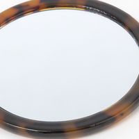 ケース付きマーブルミラー ブラウン LAKOLE/ラコレ