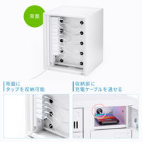 サンワサプライ 個別管理用スマートフォン保管庫 10台収納 シリンダー錠 CAI-CABSP70 1台（直送品）