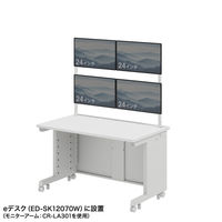 サンワサプライ eデスク用ハンギングバー W1200用 2段 ホワイト EST-HG1202W 1台（直送品）