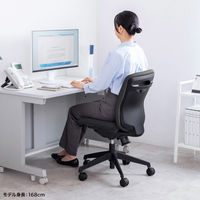 サンワサプライ オフィスチェア ブラック SNC-080KBK 1脚（直送品）