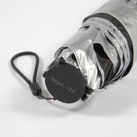 晴雨兼用 シルバースリムミニ日傘 シルバー studio CLIP