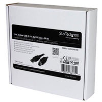 USBケーブル　10m　アクティブタイプ　A ー B　USB3SAB10M USB3.0 1個　StarTech.com（わけあり品）