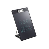 電子メモパッド 13インチ クリップ スタンド付き ブラック DH-320BK 1個 サンワサプライ（わけあり品）