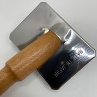 スリッカーブラシ ミニ 高級ソフトタイプ 犬猫用 ステンレス製 日本製 岡野製作所（わけあり品）