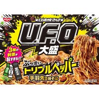 日清焼そばＵ．Ｆ．Ｏ．大盛 ぶっ濃いトリプルペッパー 手羽先風味焼そば 1セット（1個×1） 日清食品