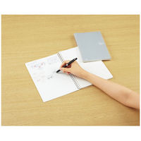 コクヨ ソフトリング方眼罫80枚B5銀 スーSV308S5-C 1冊（わけあり品）