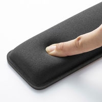 サンワサプライ 低反発リストレスト(W450mm・抗菌) TOK-MU6BK-L 1個（わけあり品）