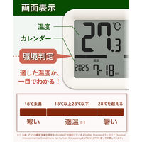 温湿度計 タニタ 大型デジタル温湿度計 大きい 日時時計表示  TTーA01 1個