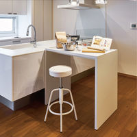 大洋 Shelfit オーダーコンソール 幅800×奥行595×高さ883mm グレーオーク OC9080 DD GO 1台（直送品）