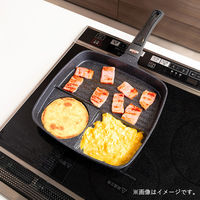 LIVPLUS フライパン 仕切り 3面 IH ガス火対応 タイパパン NDー4891 1個