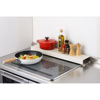 【アウトレット】アーネスト コンロ奥カバー&ラック ホワイト Aー76409 1個