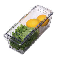 小久保工業所 野菜保存容器 すのこ付き 透明 M KKー647 1個