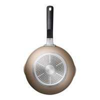 京セラ 深型フライパン 24cm IH ガス火対応 セラミック加工 ベージュ CFー24SCーWBG 1個
