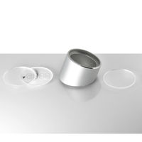 URiSAPO プライス立て (アルミ) 丸型 小[1セット 5個入] K-10067 1セット(5個入)（直送品）