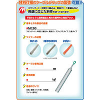 ミノル工業 ケーブルグリップ(二重編)45ー58 MC80050W 1本（直送品）