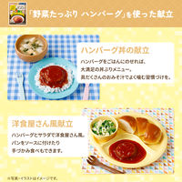 （1才後半頃から2才頃）　WAKODO　和光堂　ぱくぱくプレキッズ　野菜たっぷり ハンバーグ 1セット（1袋×4）