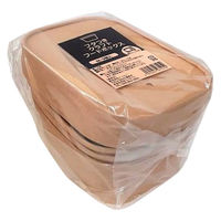 (お試し品) トーシン クラフトペーパーフードボックス M 約750ml 1袋（3個入）