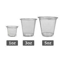 トーシン クリアカップ PET 1oz 約30ml 1セット（200個：100個入×2袋）