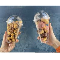 トーシン クリアカップ 口径98mm用共通フタ 穴なし 1箱（3000個：50個入×60袋）