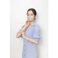 伊藤忠リーテイルリンク Eーlineマスク グレージュ×ブラック 1箱（30枚入）