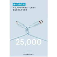 USB Type-Cケーブル 1.8m 240W 絡まないシリコン製 Anker PowerLine III  アイスブルー 1本