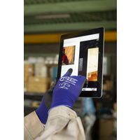 ベストグリップ タッチパネル対応 超薄手 背抜き手袋 ストレッチ・ゼロ M PE802D 1セット（5双）