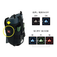 野電 ボディエアコン・冷風2WAYポーチ 81336736 LOGOS/ロゴス