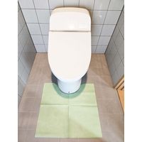 今村紙工 トイレフロアーシート　グリーン CTRF-G 1袋（25枚入）