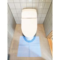 今村紙工 トイレフロアーシート　ブルー CTRF-B 1袋（25枚入）