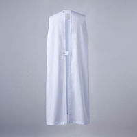 【再検品商品】住商モンブラン 男女兼用 予防衣 白 84-291_LL 1枚（わけあり品）