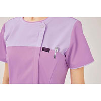 【再検品商品】フォーク レディーススクラブ 7079SC 7079SC-12-LL 1枚　スクラブ（わけあり品）