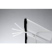 リス Ｎスムース　スタンドダストボックス 4Ｐ　ブラック GBBH028 1台 ゴミ箱 分別 縦型 大容量 前開き キャスター付き