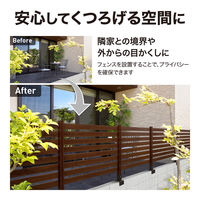 タカショー シンプルボーダーフェンス BEW-FE894BRW/4 1セット(4枚入)（直送品）